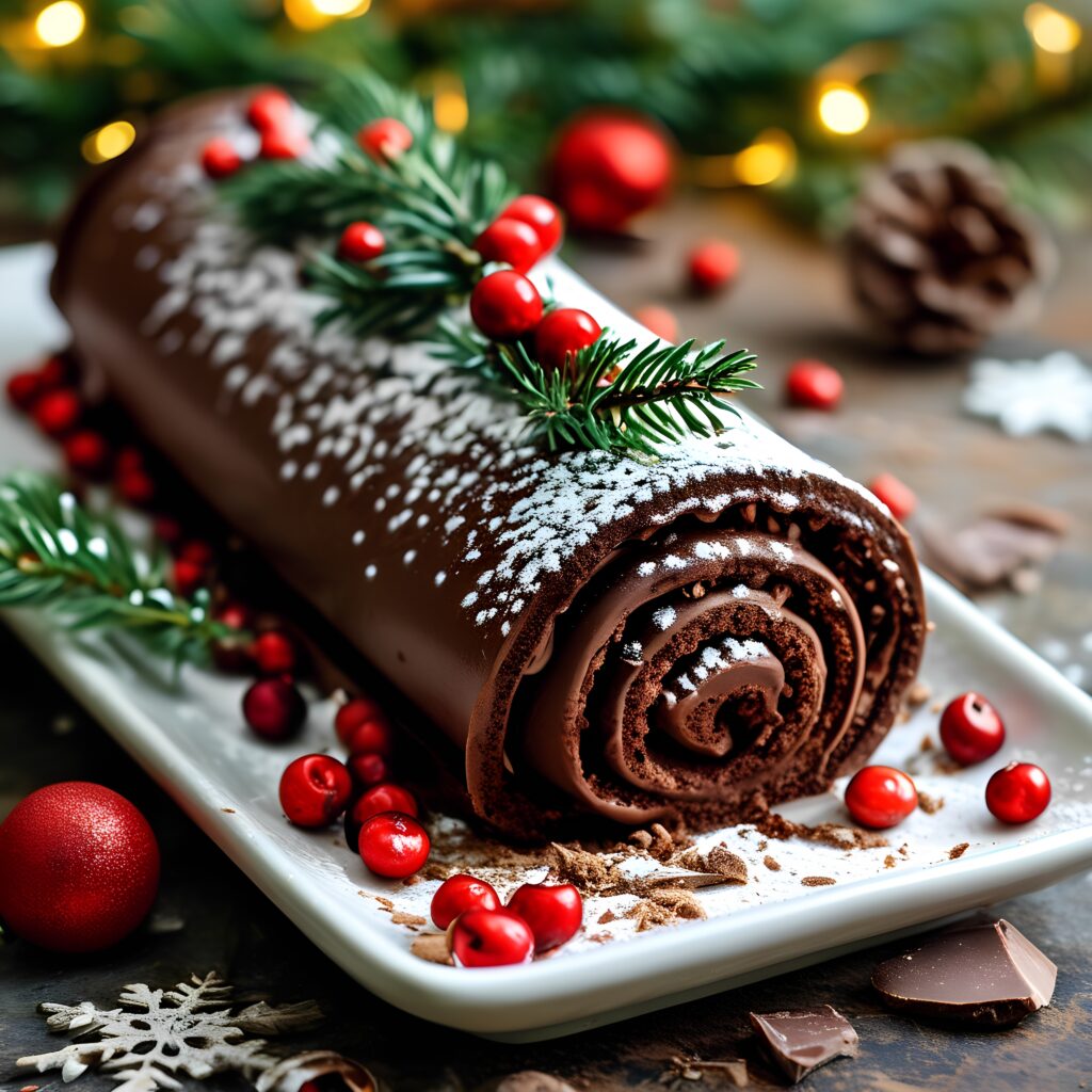 Christmas Roll Cake