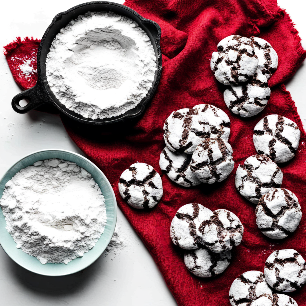 Chocolate Crinkle Cookies