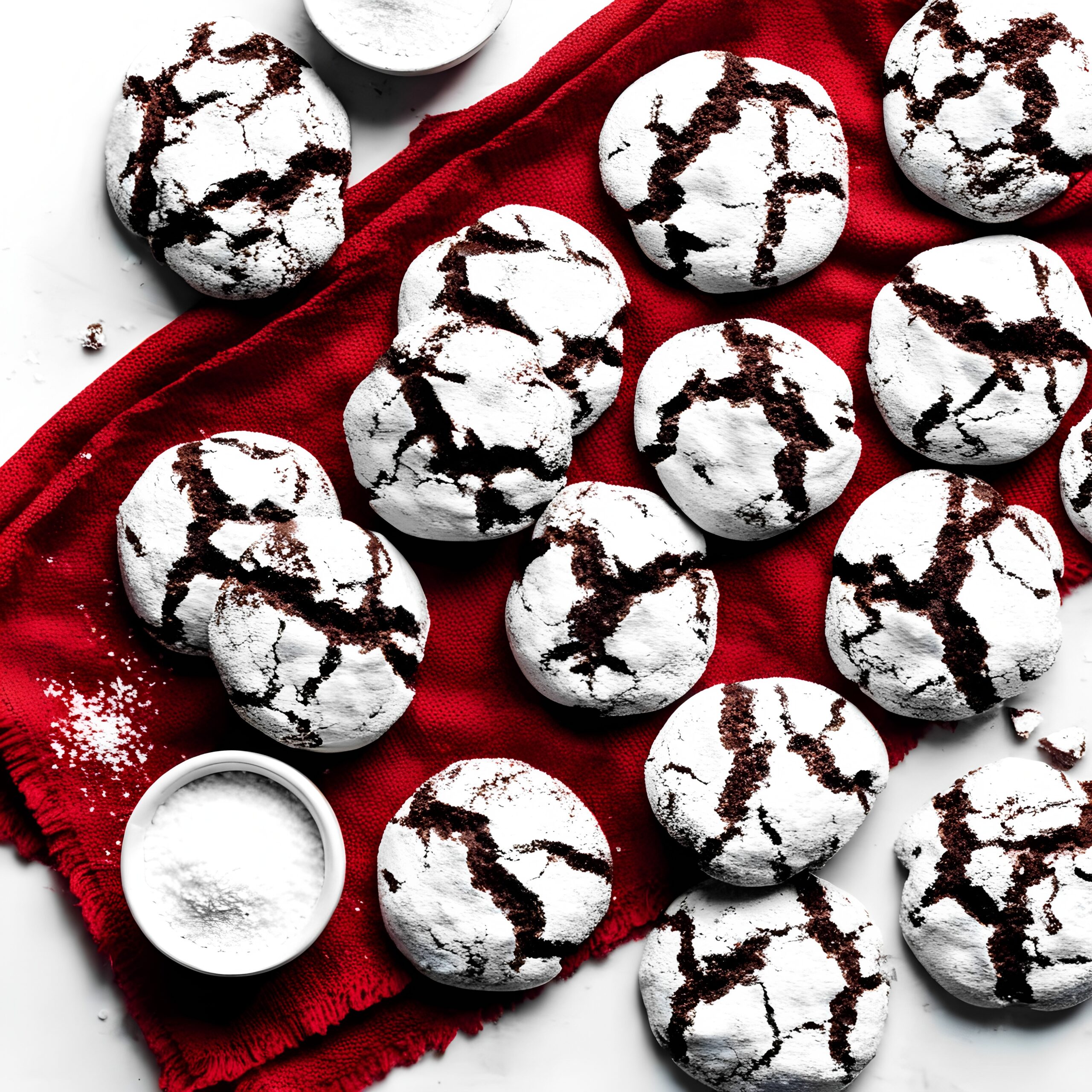 Chocolate Crinkle Cookies