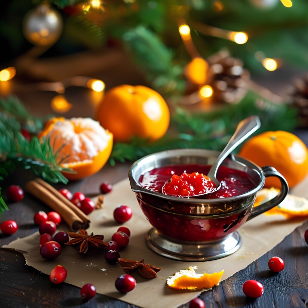 cranberry sauce with orange zest and cinnamon is the perfect addition to your holiday meals. Sweet, tart, and full of festive flavor